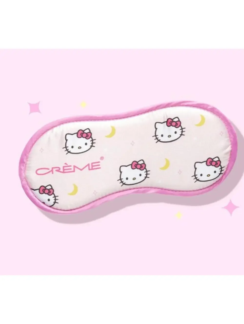 Hello Kitty x The Crème Shop Silky Satin Sleep Mask Travel Eye Cover Beautyrest